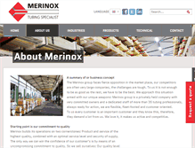 Tablet Screenshot of merinox.nl
